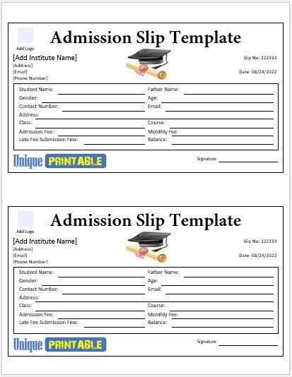 Students Admit Print .